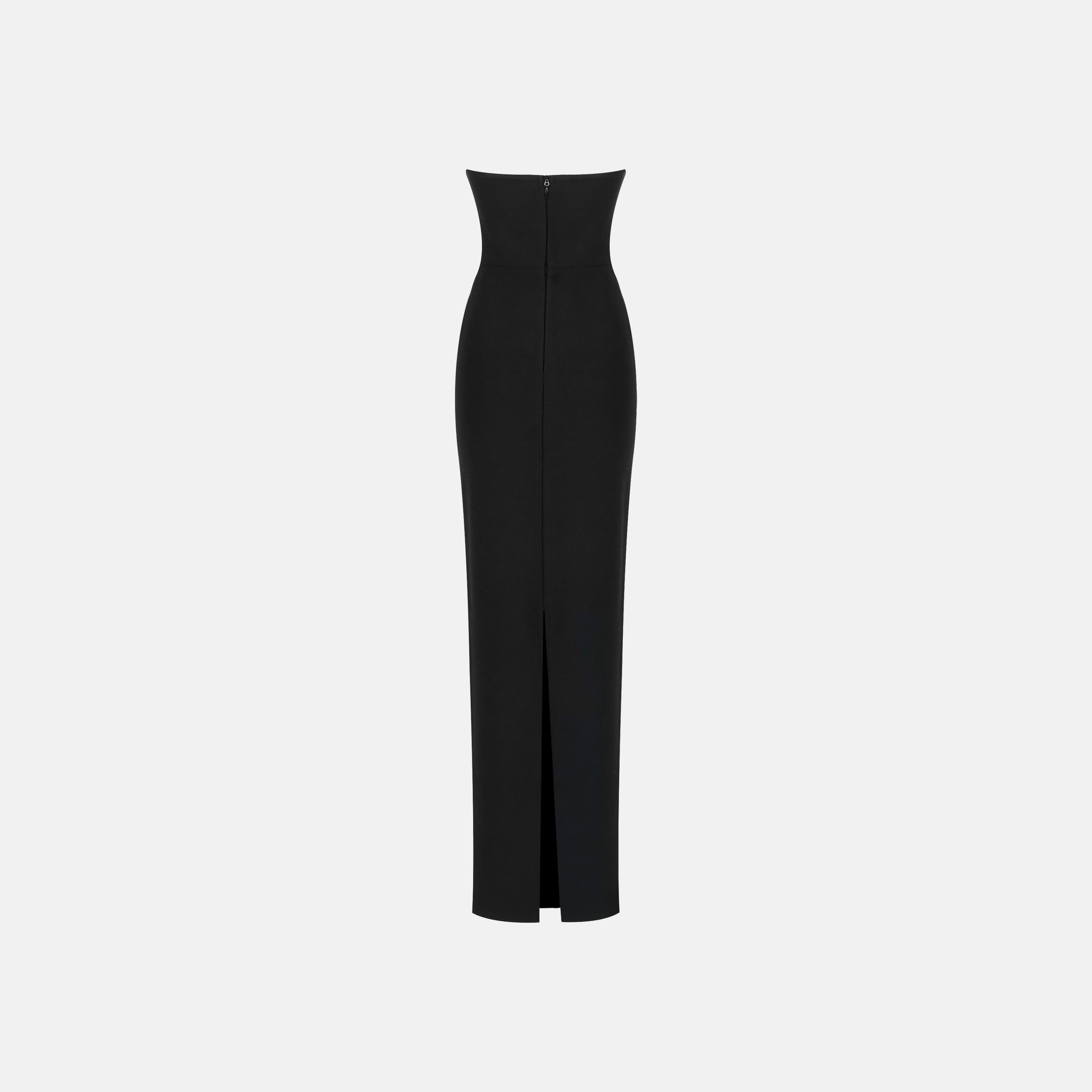 Black triangles cutouts dress