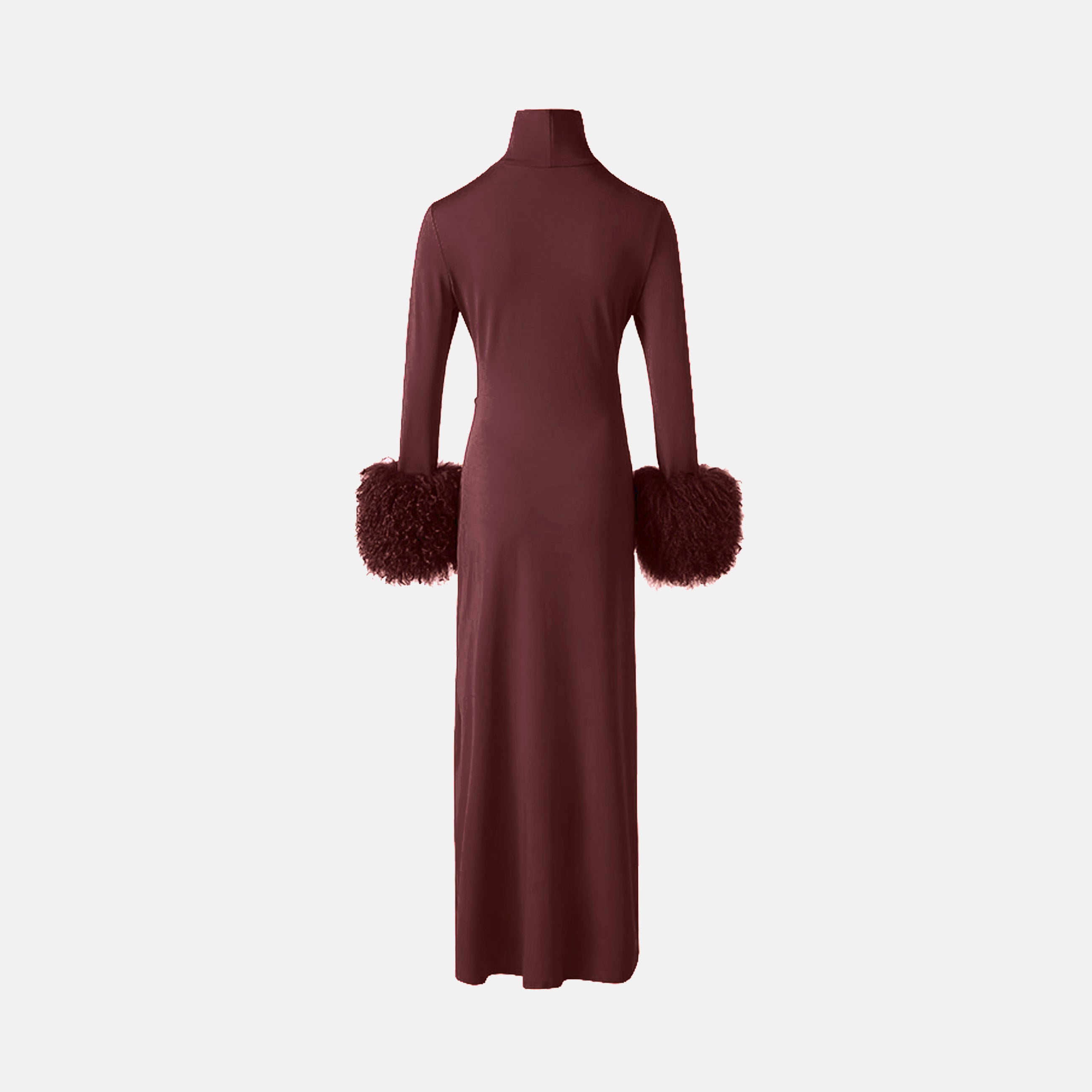 Chocolate draped dress