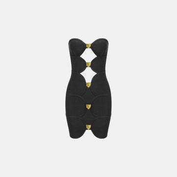 Black panther mini dress