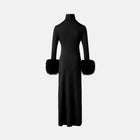 Chocolate draped dress