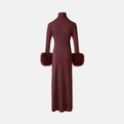 Chocolate draped dress