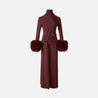 Chocolate draped dress