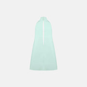 Mint cotton jersey mini dress