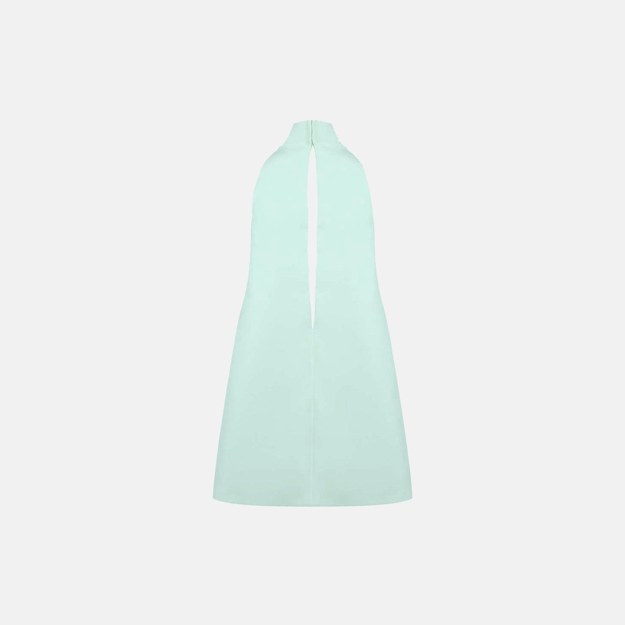 Mint cotton jersey mini dress