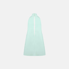 Mint cotton jersey mini dress