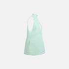 Mint cotton jersey mini dress