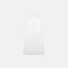 White cotton jersey mini dress