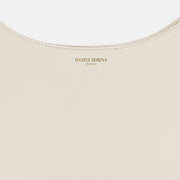 MEDIUM IZA HOBO BAG in white evercolor calfskin