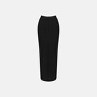 Black iconic panther pencil skirt