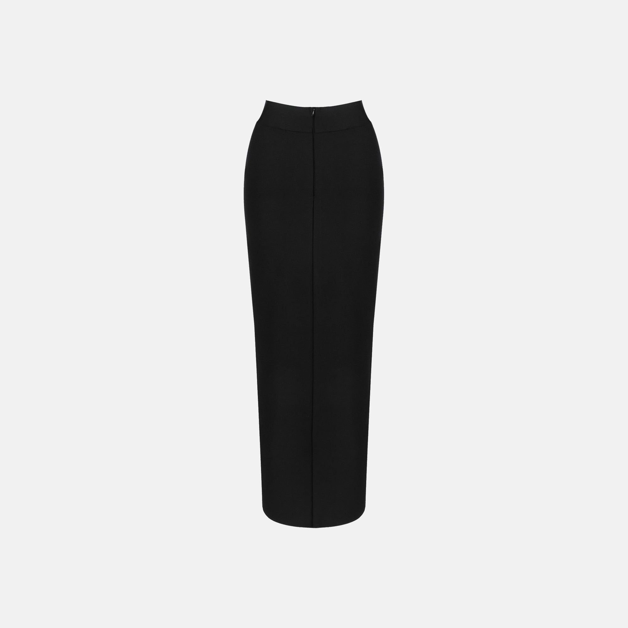 Black iconic panther pencil skirt